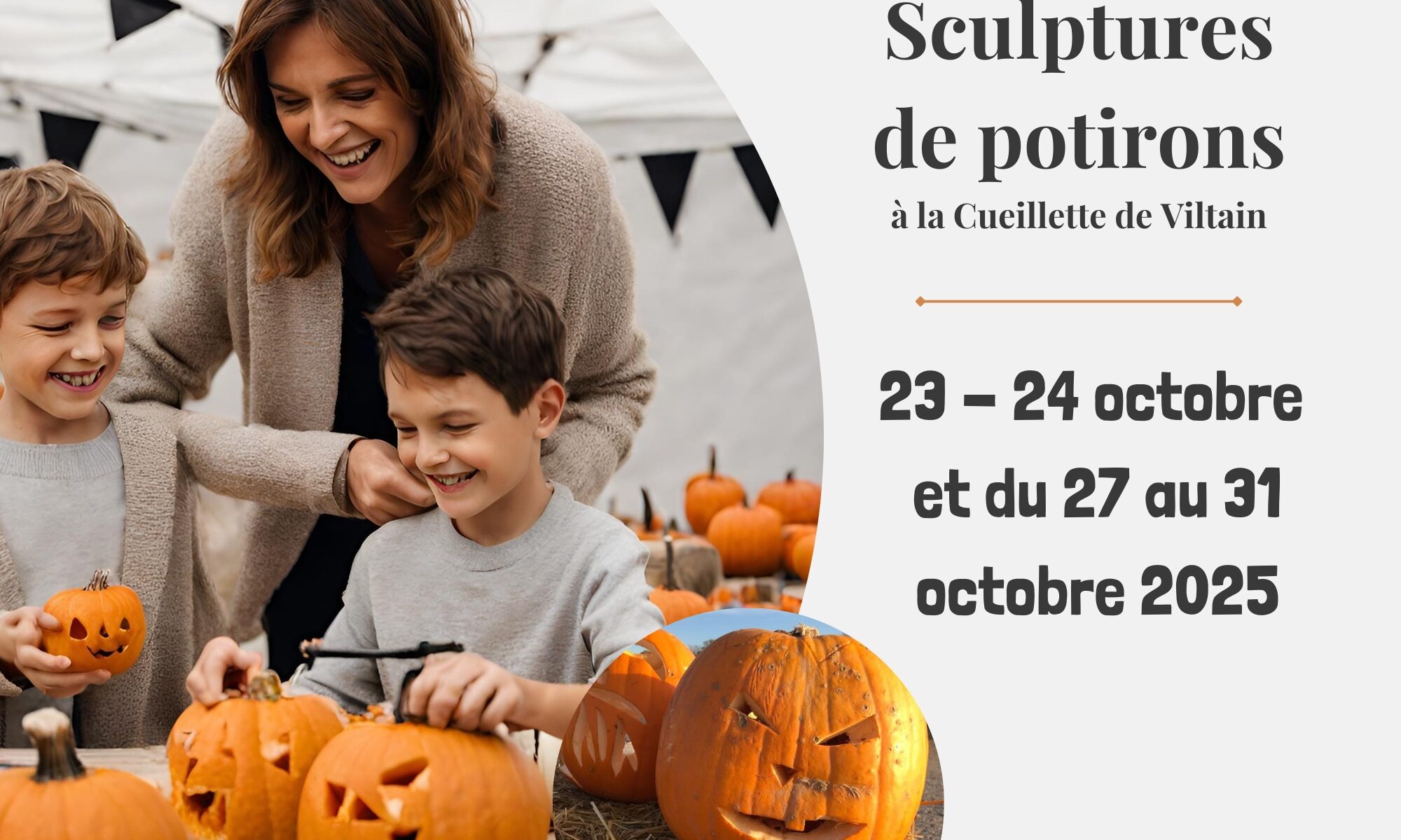 Ateliers Sculpture de potirons